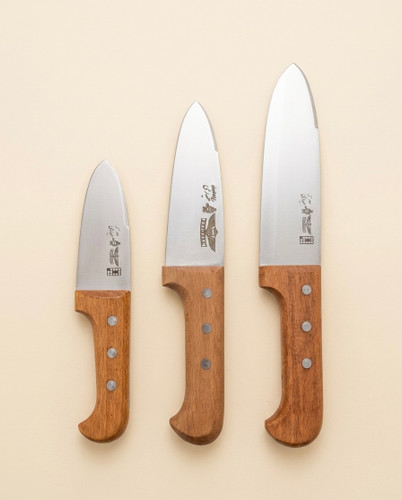 چاقو سلاخی حیدری دسته چوبی