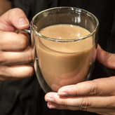 ماگ پیرکس دوجداره ساده وارداتی