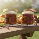نیم لیوان چرخشی برند DeliGlassست ۶ عددی