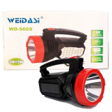 چراغ قوه شارژی و خورشیدی ویداسی مدل WD-560s