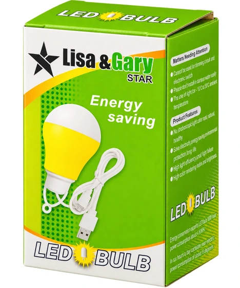لامپ LED آویز USB پنج ولت Lisa & Gary Star