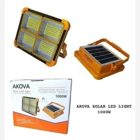 چراغ پروژکتور LED سولار خورشیدی بزرگ ۴ خانه(اصل)