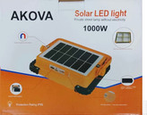 چراغ پروژکتور LED سولار خورشیدی بزرگ ۴ خانه(اصل)