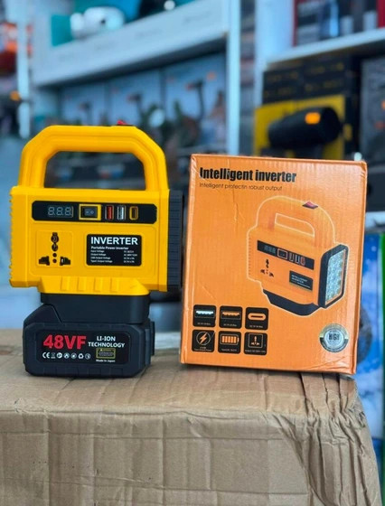 اینورتر پرتابل ۴۸ به ۲۲۰ ولت فستشارژ USB و Type-C